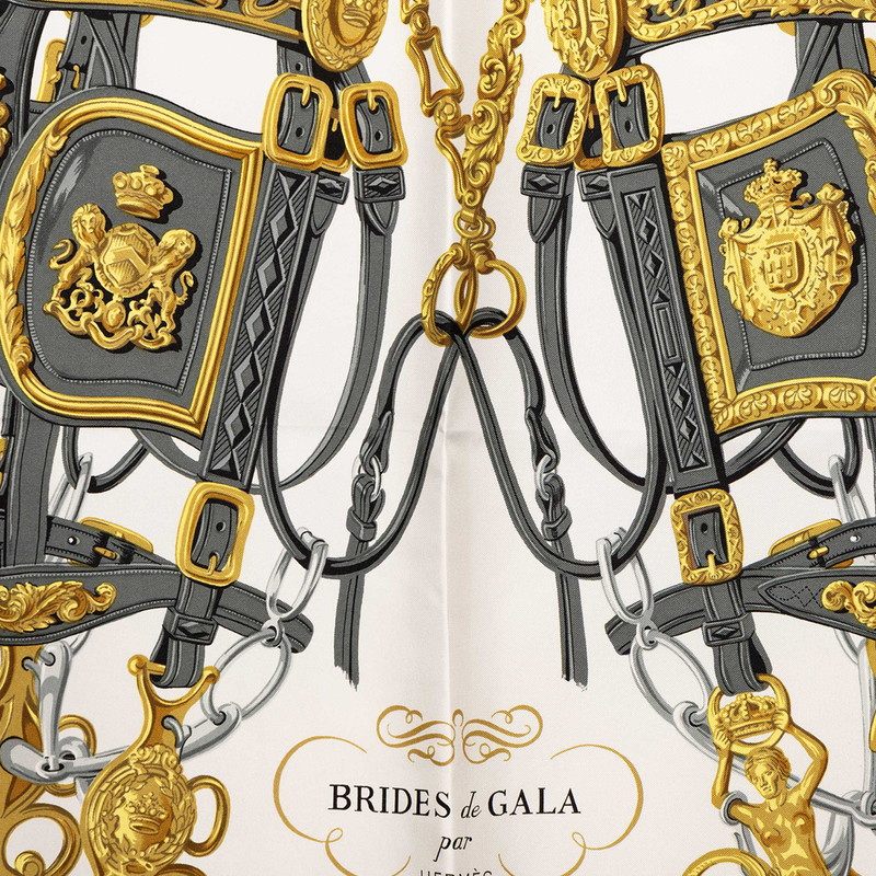エルメス カレ90 BRIDES de GALA シルクスカーフ