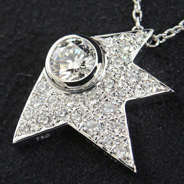 TASAKI コメット ダイヤモンド ネックレス 18Kホワイトゴールド