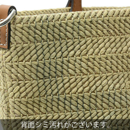 グッチ パッチ ラフィア 2way トートバッグ