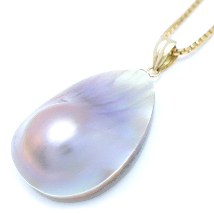 Mabe パール ネックレス K18YG イエロー ゴールド