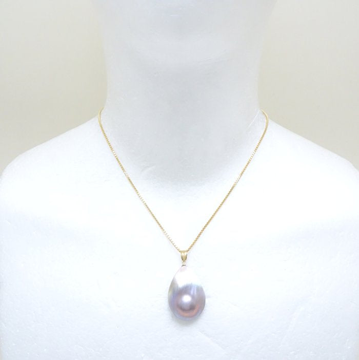 Mabe パール ネックレス K18YG イエロー ゴールド