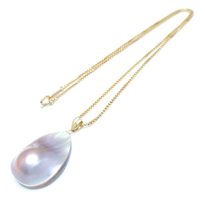 Mabe パール ネックレス K18YG イエロー ゴールド