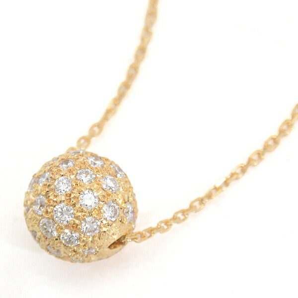 ミキモト K18YG ダイヤモンド ネックレス