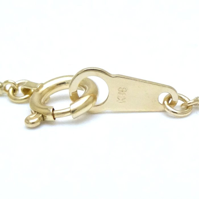 ダイヤモンド クロス ネックレス 0.12ct K18YG ゴールド