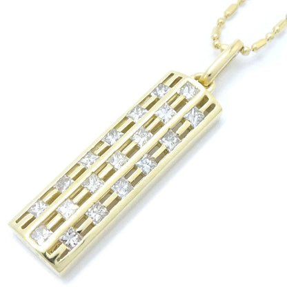 ダイヤモンド ネックレス 0.48ct K18YG イエロー ゴールド