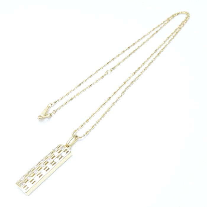 ダイヤモンド ネックレス 0.48ct K18YG イエロー ゴールド