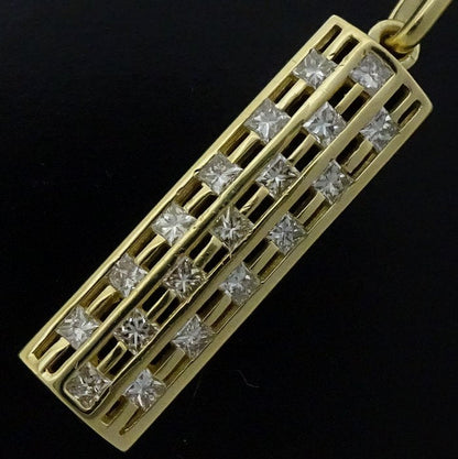 ダイヤモンド ネックレス 0.48ct K18YG イエロー ゴールド