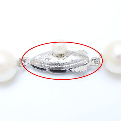 アコヤ パール ネックレス シルバー 7.5-8mm