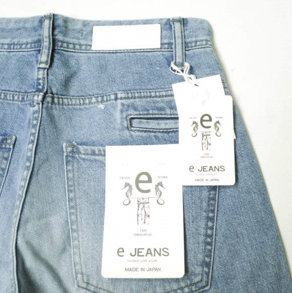 イージーンズ スリムフレア デニムパンツ