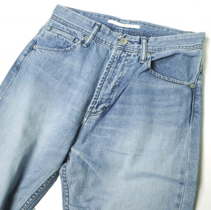 イージーンズ スリムフレア デニムパンツ