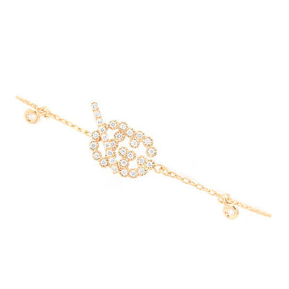 グッチ 750YG ダブルG ダイヤブレスレット