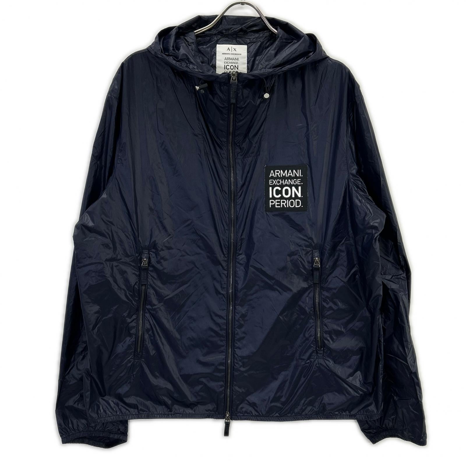 アルマーニエクスチェンジ ICON PERIOD ポリエステルジャケット