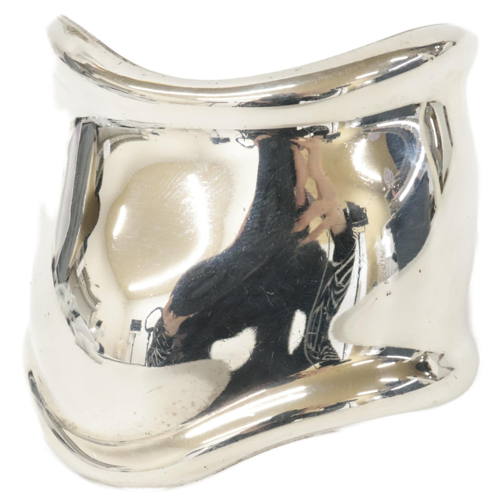 ティファニー & Co. ボーン カフ 925 スターリング シルバー バングル