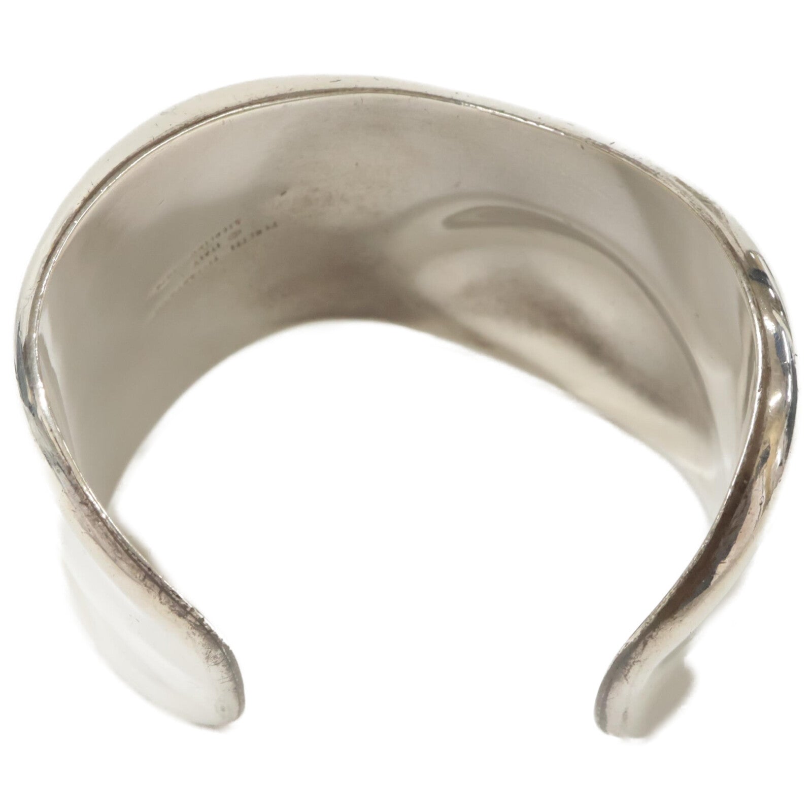 ティファニー & Co. ボーン カフ 925 スターリング シルバー バングル