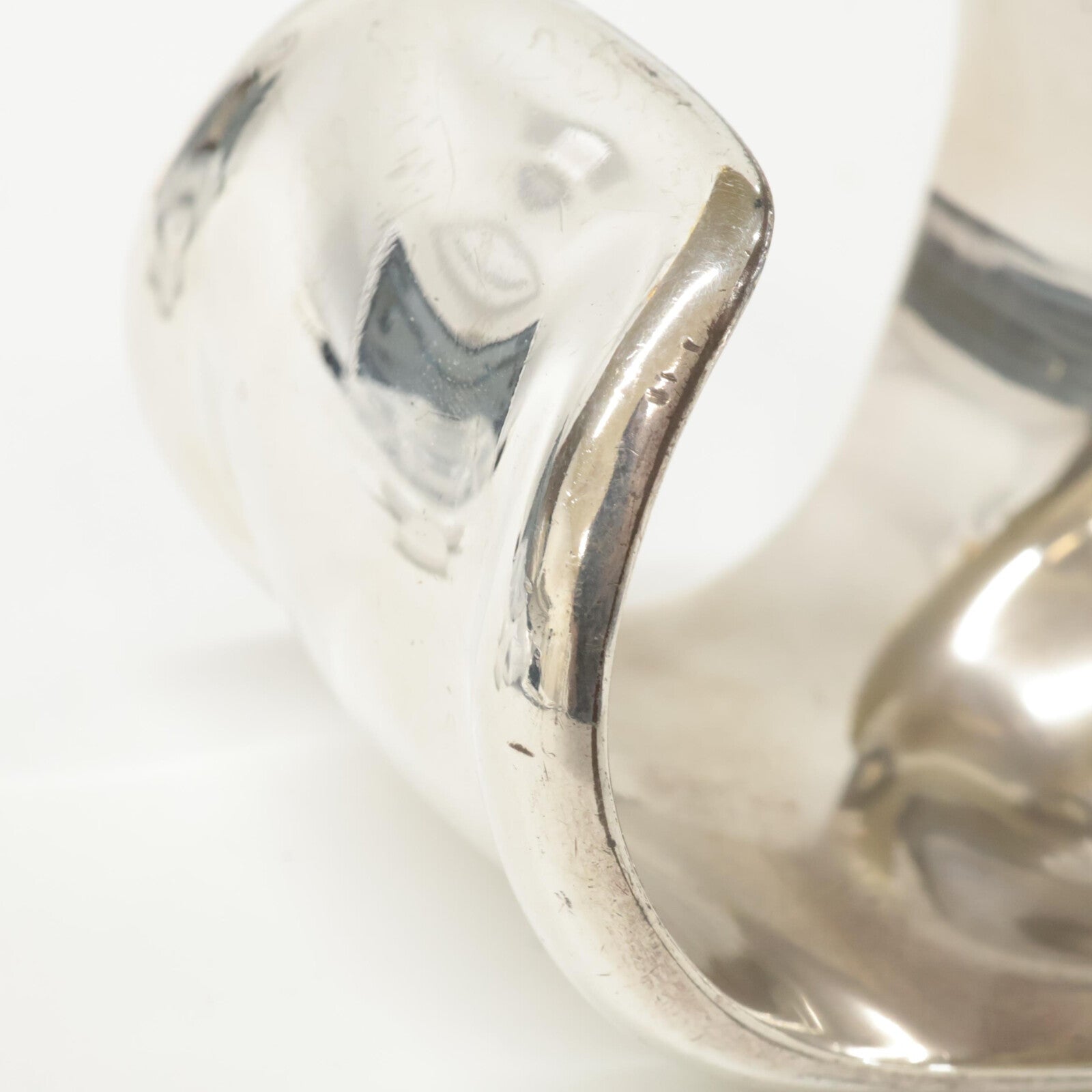 ティファニー & Co. ボーン カフ 925 スターリング シルバー バングル