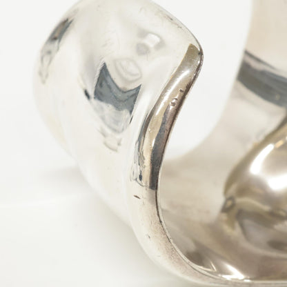 ティファニー & Co. ボーン カフ 925 スターリング シルバー バングル