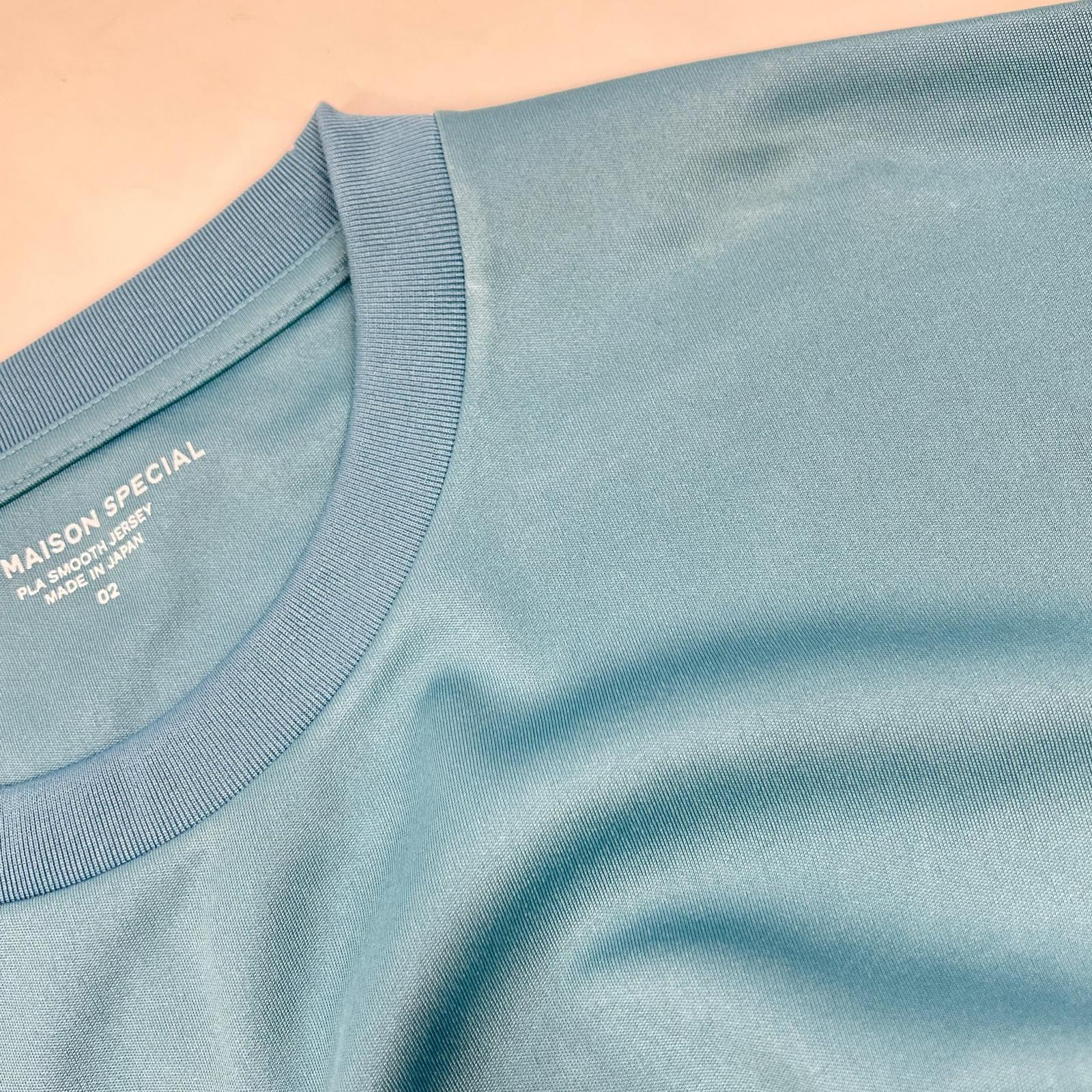 メゾンスペシャル スムースロングスリーブクルーネックTシャツ