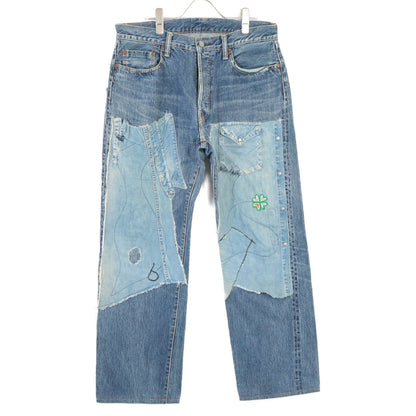 ヨウジヤマモト xSPOTTED HORSE CRAFT コットンデニムパンツ