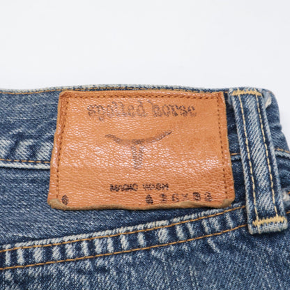 ヨウジヤマモト xSPOTTED HORSE CRAFT コットンデニムパンツ