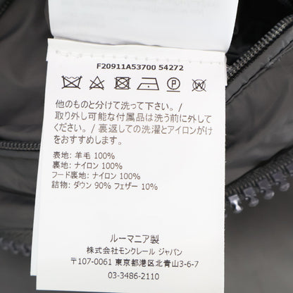 モンクレール モンジュネーブル ウールダウンジャケット