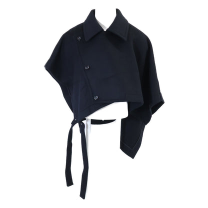 ウジョー Ashimmetrical Cape ウールジャケット