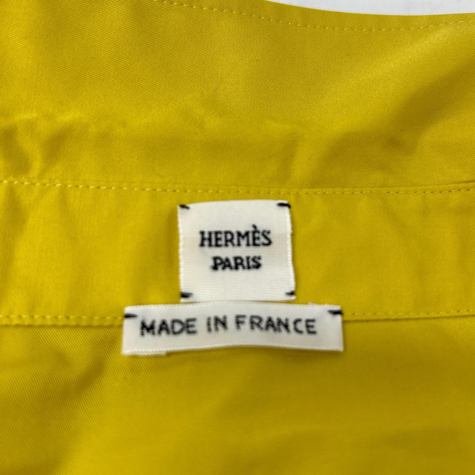 エルメス DRESS SHIRT INSPIRATION コットンワンピース
