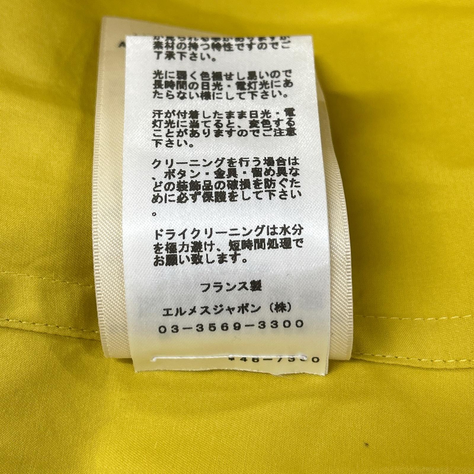 エルメス DRESS SHIRT INSPIRATION コットンワンピース