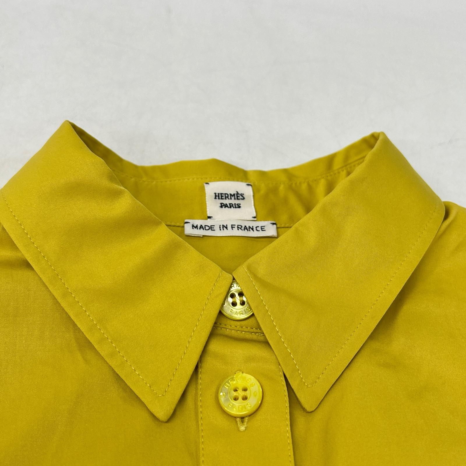 エルメス DRESS SHIRT INSPIRATION コットンワンピース