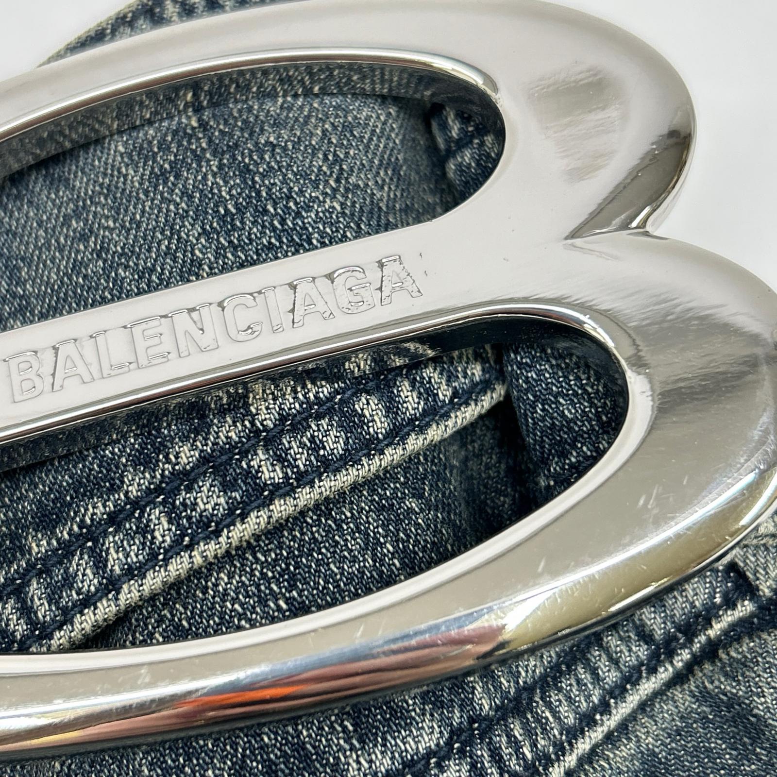 バレンシアガ Buckle Pleated コットンスカート