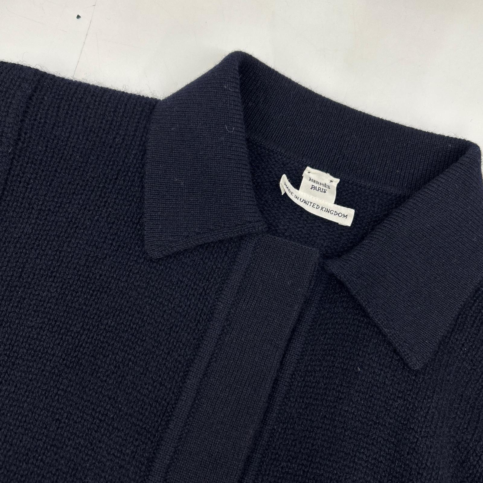 エルメス カシミヤ クロップドカーディガンニットトップス34