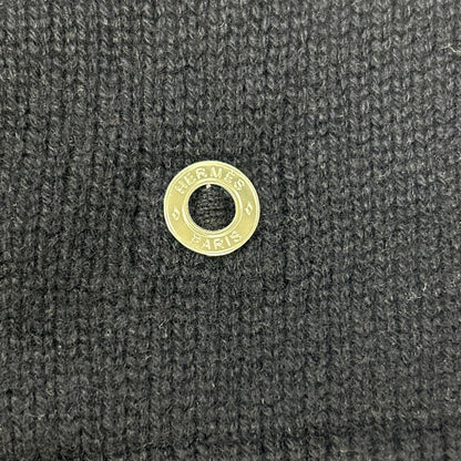 エルメス カシミヤ クロップドカーディガンニットトップス34