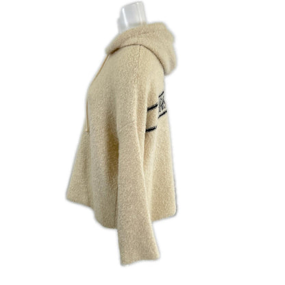 クリスチャンディオール カシミヤアルパカシルクウールニットフーディ