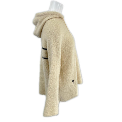 クリスチャンディオール カシミヤアルパカシルクウールニットフーディ