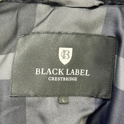 ブラックレーベルクレストブリッジ ダブルフェイスメモリーフーディー