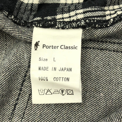 ポータークラシック KENDO DENIM コットンワイドパンツ