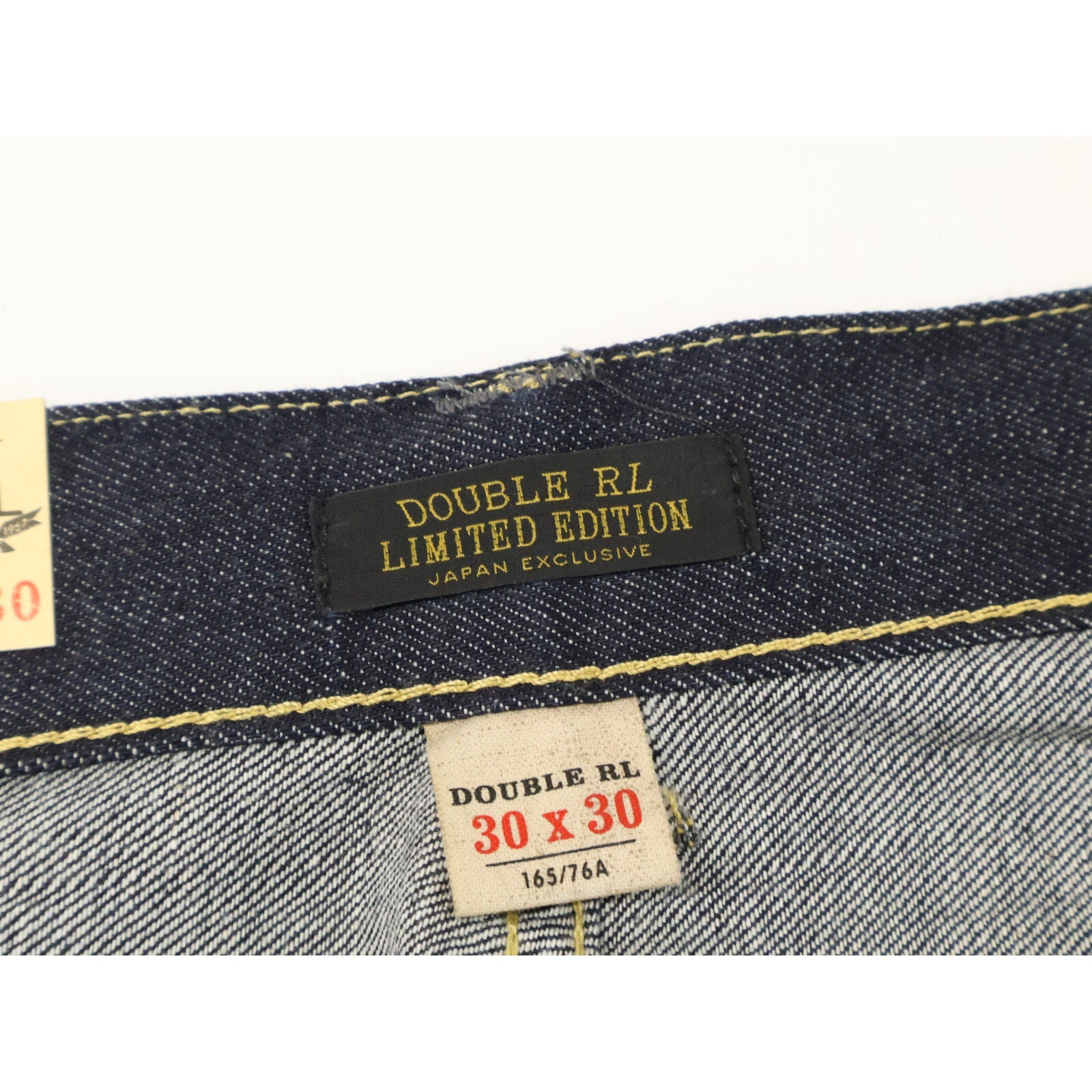 ダブルアールエル JAPAN EXCLUSIVE LIMITED EDITION 1944 VINTAGE JAPAN WOVEN 5ポケット デニムパンツ
