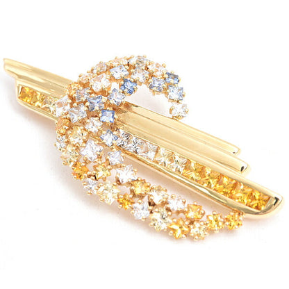 ジュネ デザイン 750YG ブローチ