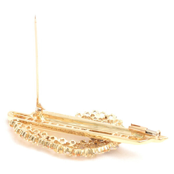 ジュネ デザイン 750YG ブローチ