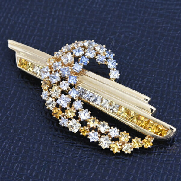 ジュネ デザイン 750YG ブローチ