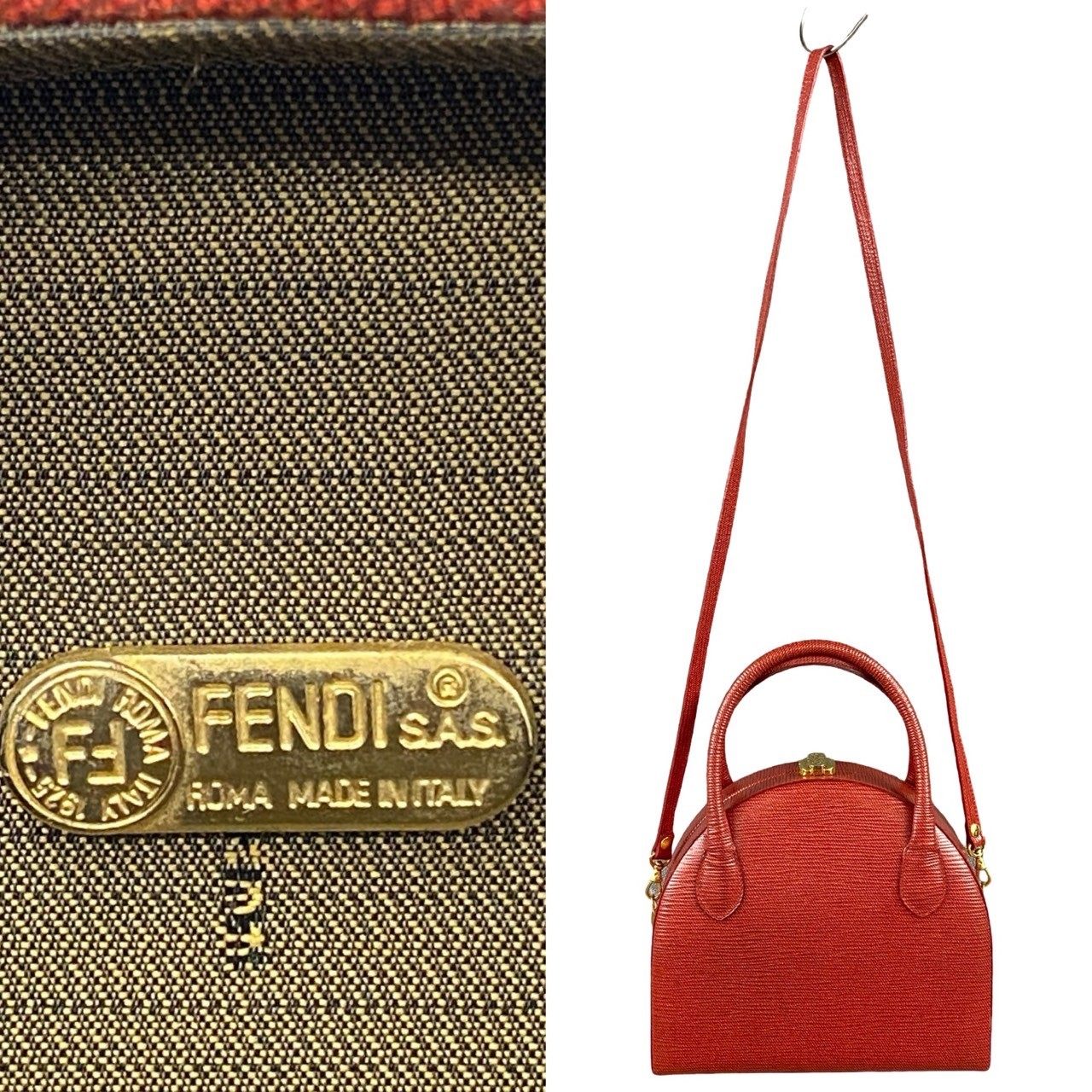 フェンディ レザー 2wayショルダーバッグ