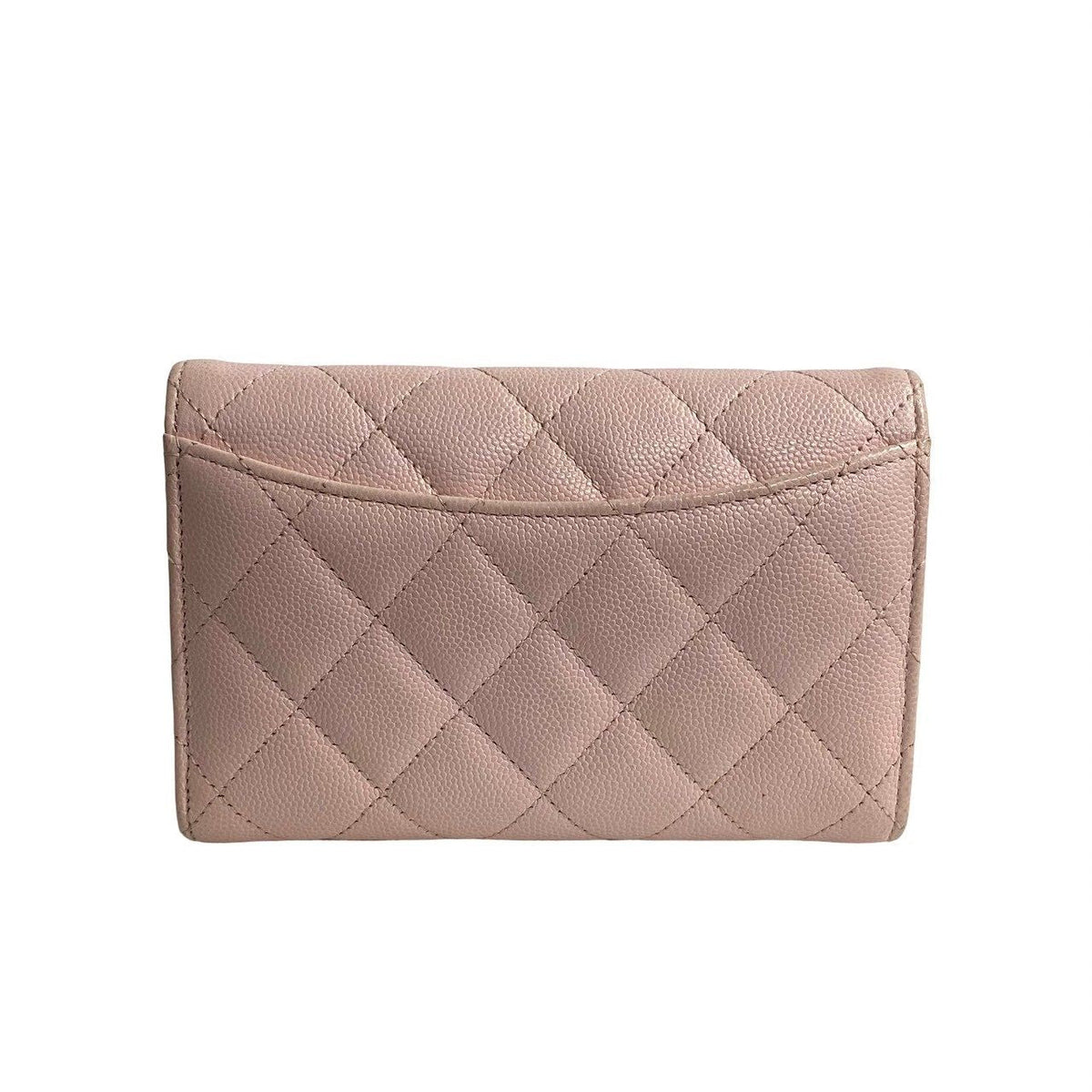 シャネル マトラッセ レザー 二つ折り財布