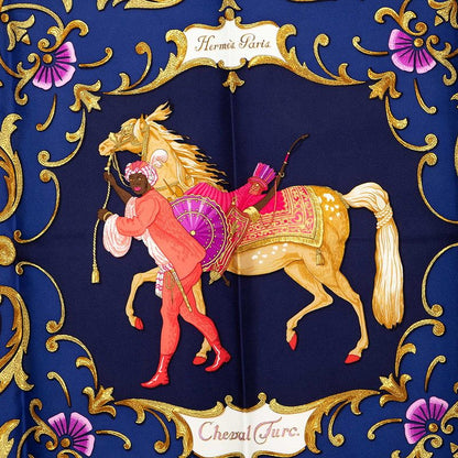 エルメス カレ90 Cheval Turc シルクスカーフ