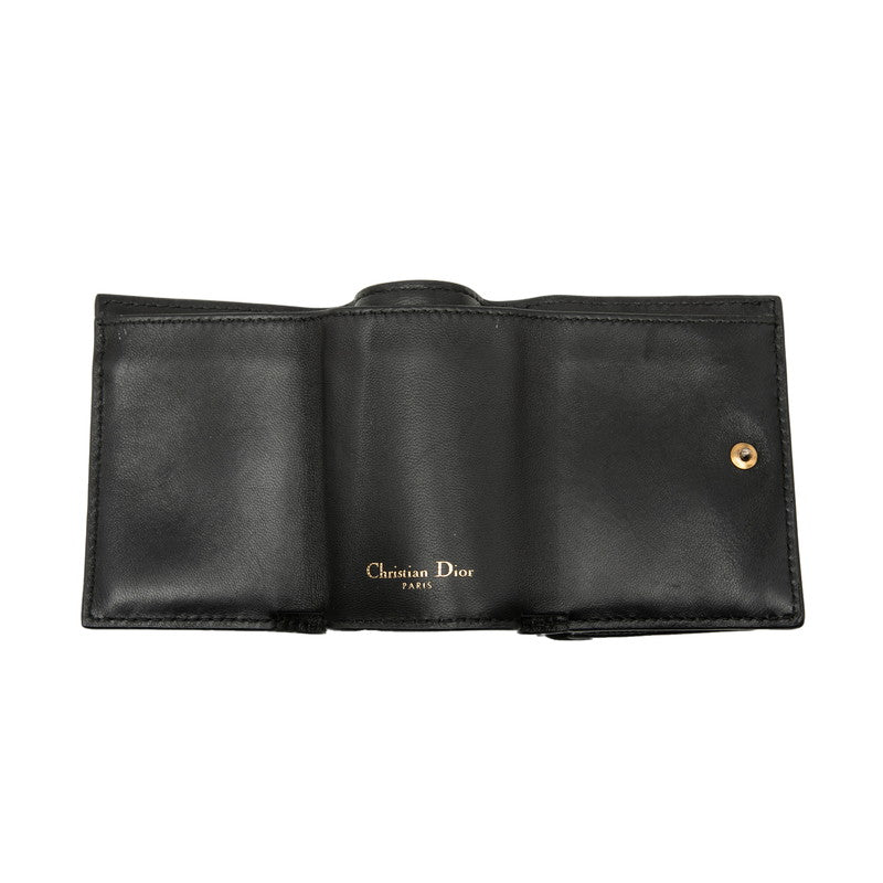 ディオール サドル レザー三つ折り財布