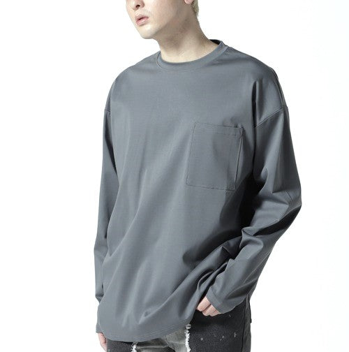 A4A スーピマ シルケット 長袖 Tシャツ コットン トップ