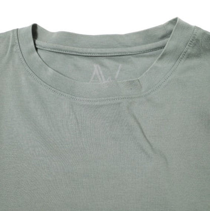 A4A スーピマ シルケット 長袖 Tシャツ コットン トップ