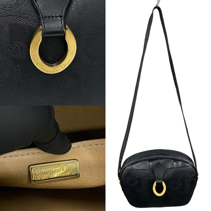 クリスチャン ディオール トロッター レザー ショルダー バッグ