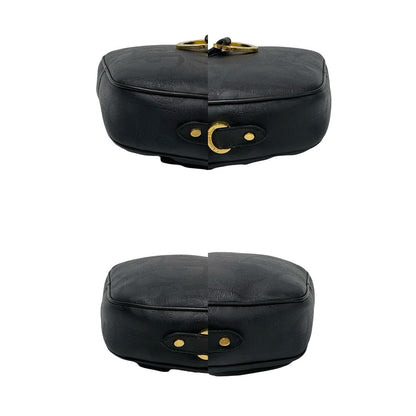 クリスチャン ディオール トロッター レザー ショルダー バッグ