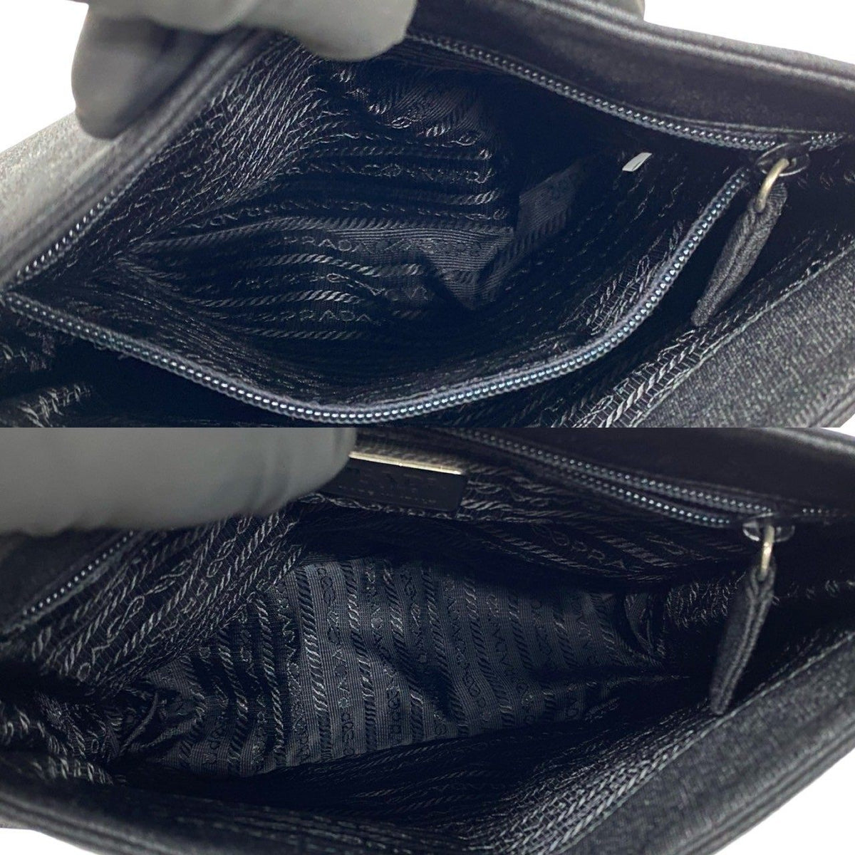 プラダ 三角ロゴ キャンバストートバッグ