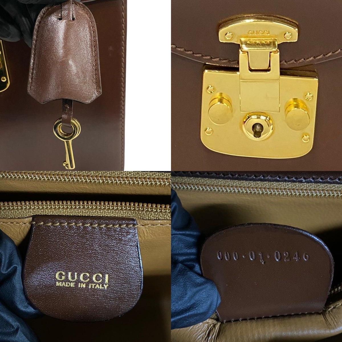 グッチ レザー ハンドバッグ