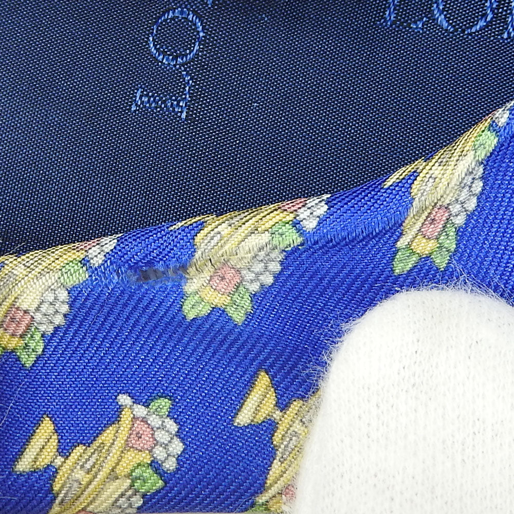 ロエベ シルク タイ ブルー ビジネス